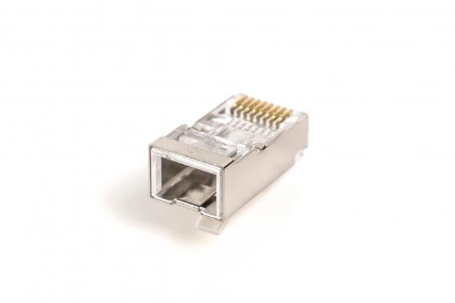 Thumbnail: RJ45 Modular plug (8P8C) pass-through, CAT 6, shielded, AWG 26-24, 100 pieces