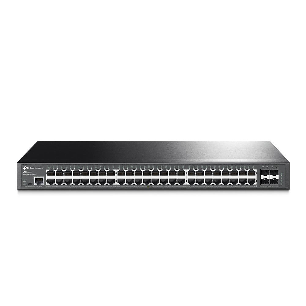 TP-Link TL-SG3452 JetStream™ 48-Port Gigabit L2+ Managed Switch with 4 SFP Slots