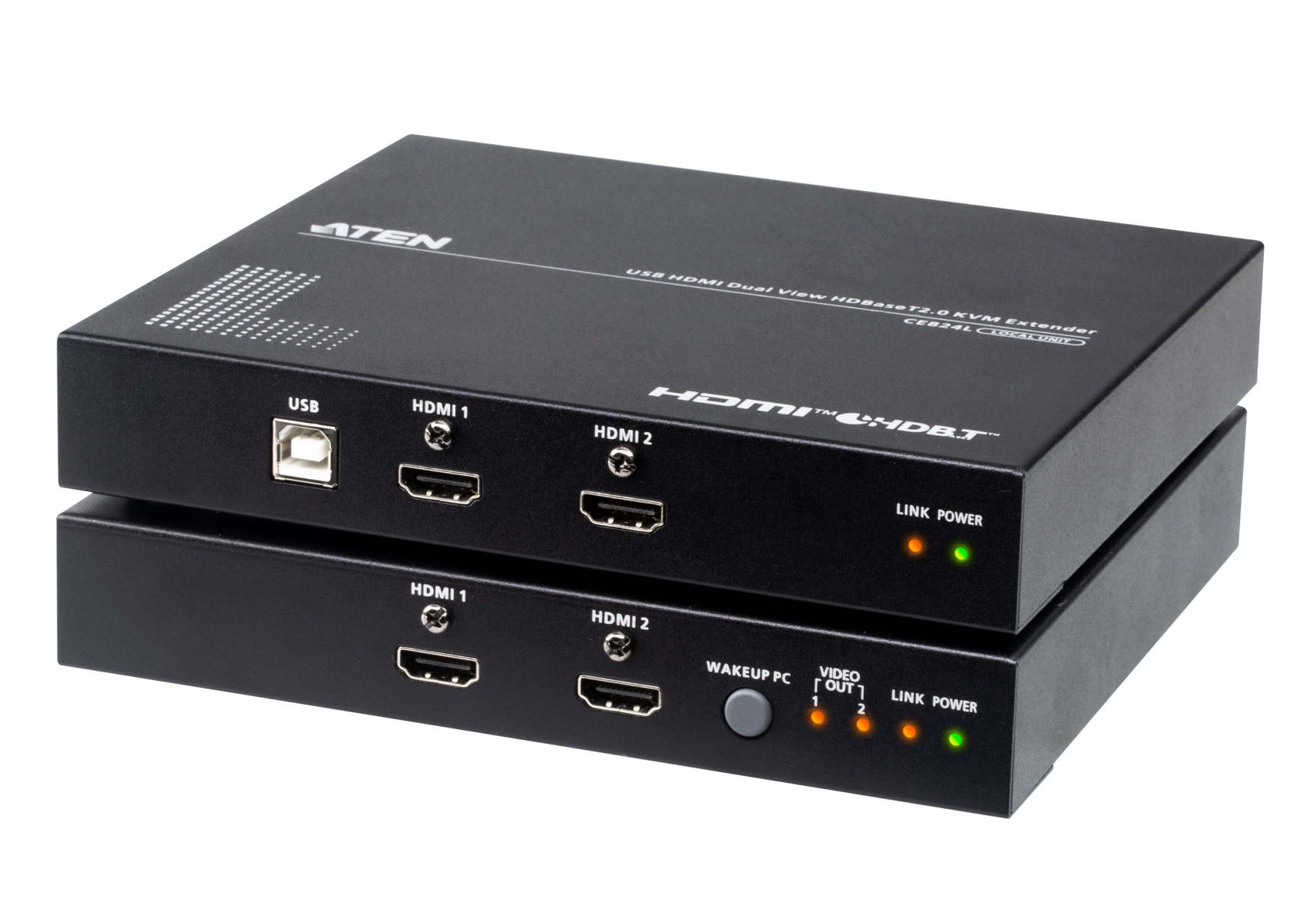 Aten CE824-AT-G USB HDMI Dual View HDBaseT2.0 KVM Extend