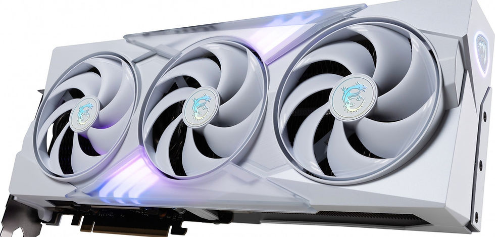 Thumbnail: MSI GeForce RTX 5080 16G GAMING TRIO OC WHITE näytönohjain