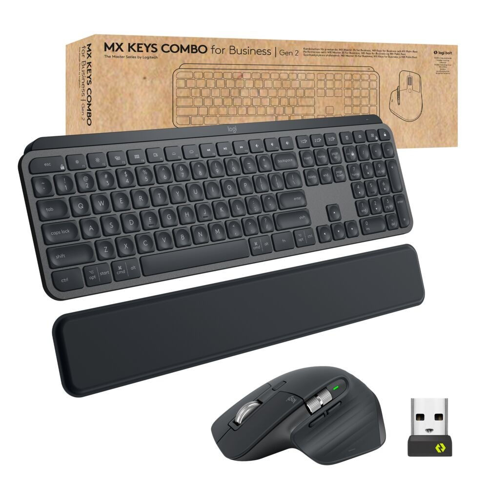 Logitech 920-010932 MX Keys Combo for Business Gen 2 Graphite