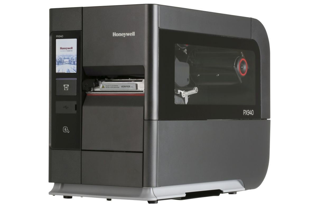 Honeywell PX940 Barcode Verifier, 24 dots/mm (600 dpi), peeler, rewind, disp., R