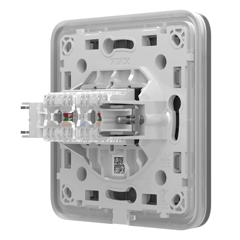 Thumbnail: Ajax Systems 126192.317.FG Double LAN Socket Blank Cover - SoloCover (LAN)