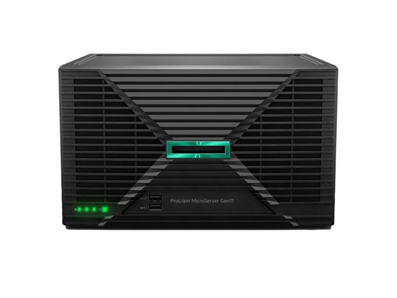 HPE ProLiant MicroServer Gen11 6325P 3.5GHz 4c 1P 1x32GB-U 4LFF-NHP 2x4TB HDD 1x