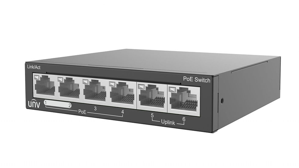 Thumbnail: Uniview NSW2020-6T-POE-IN network switch Unmanaged Fast Ethernet (10/100) Power