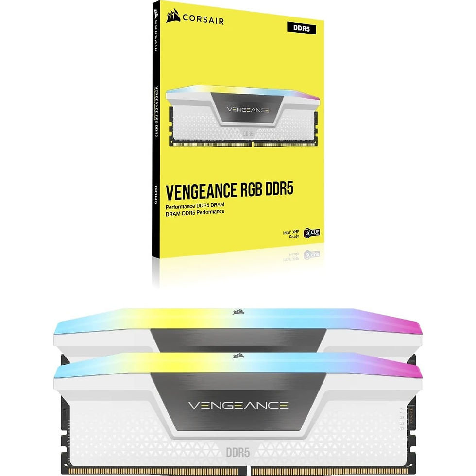 Thumbnail: Corsair Vengeance RGB CMH64GX5M2B6400C32W memory module 64 GB 2 x 32 GB DDR5