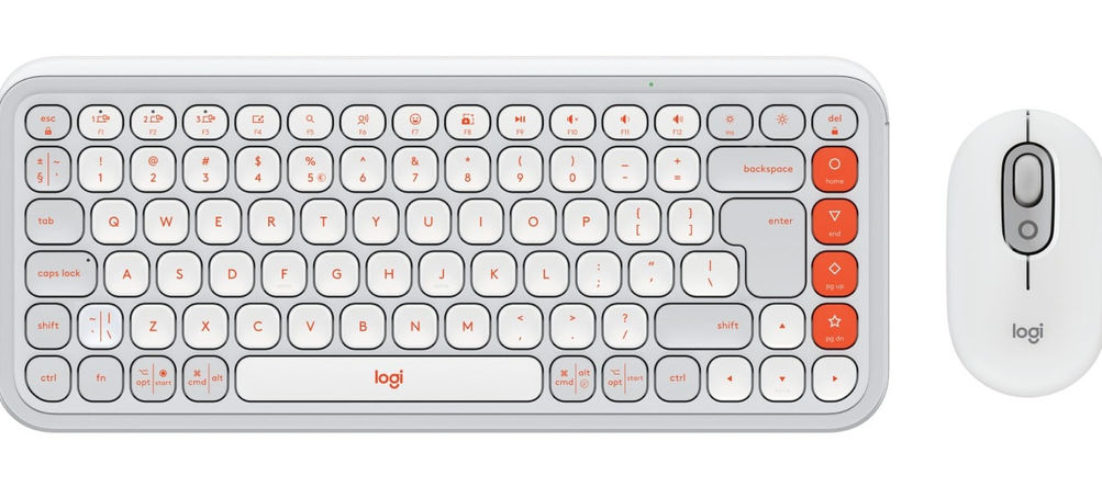Logitech 920-013141 POP Icon Combo Mouse and Keyboard Off-white