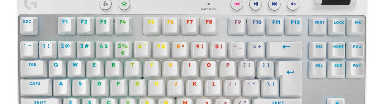 Logitech 920-013242 G Pro X TKL Rapid Gaming Keyboard White
