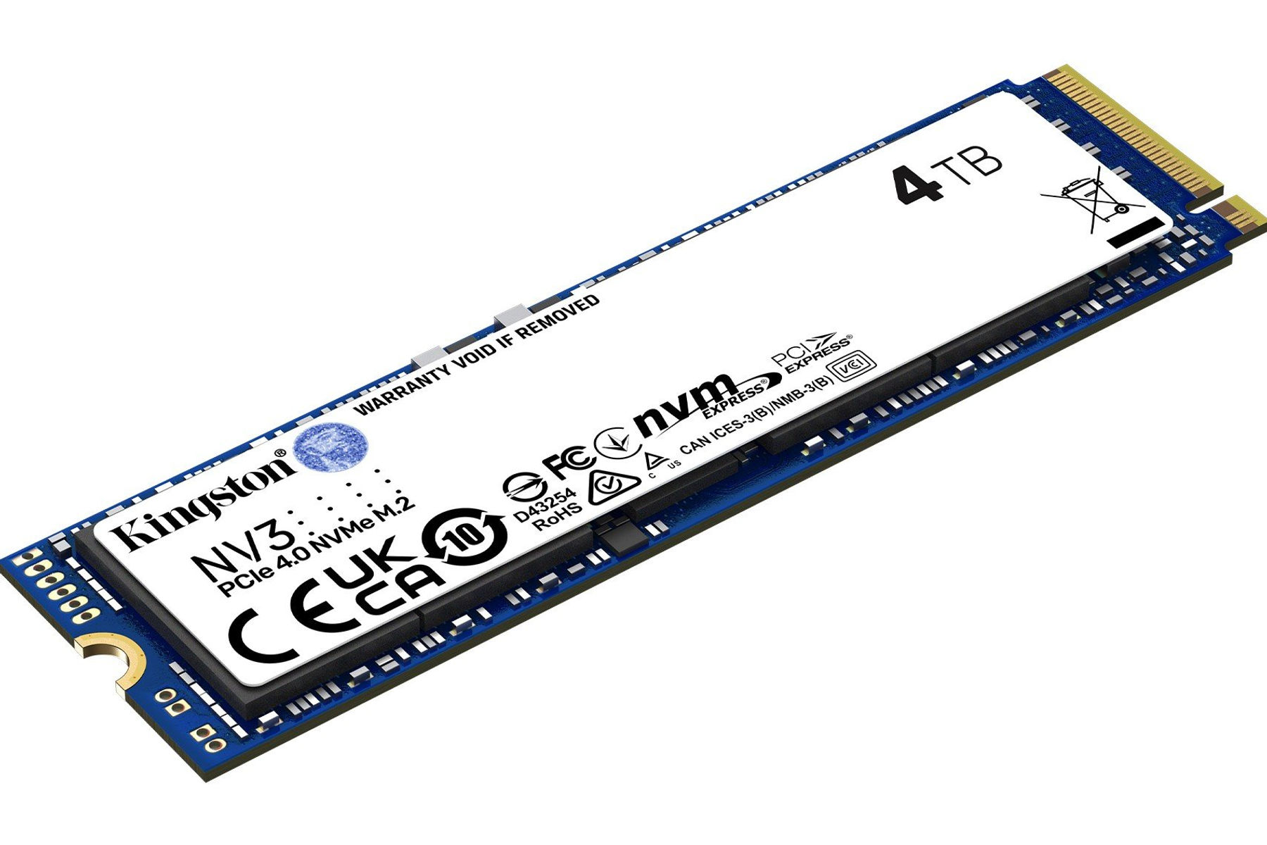 Kingston NV3 M.2 PCIe 4.0 NVMe 4TB SSD