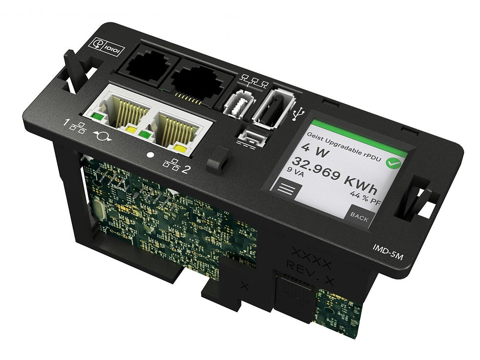 Thumbnail: Vertiv Geist VA7U21A0 power distribution unit (PDU) 6 AC outlet(s) 1U Black