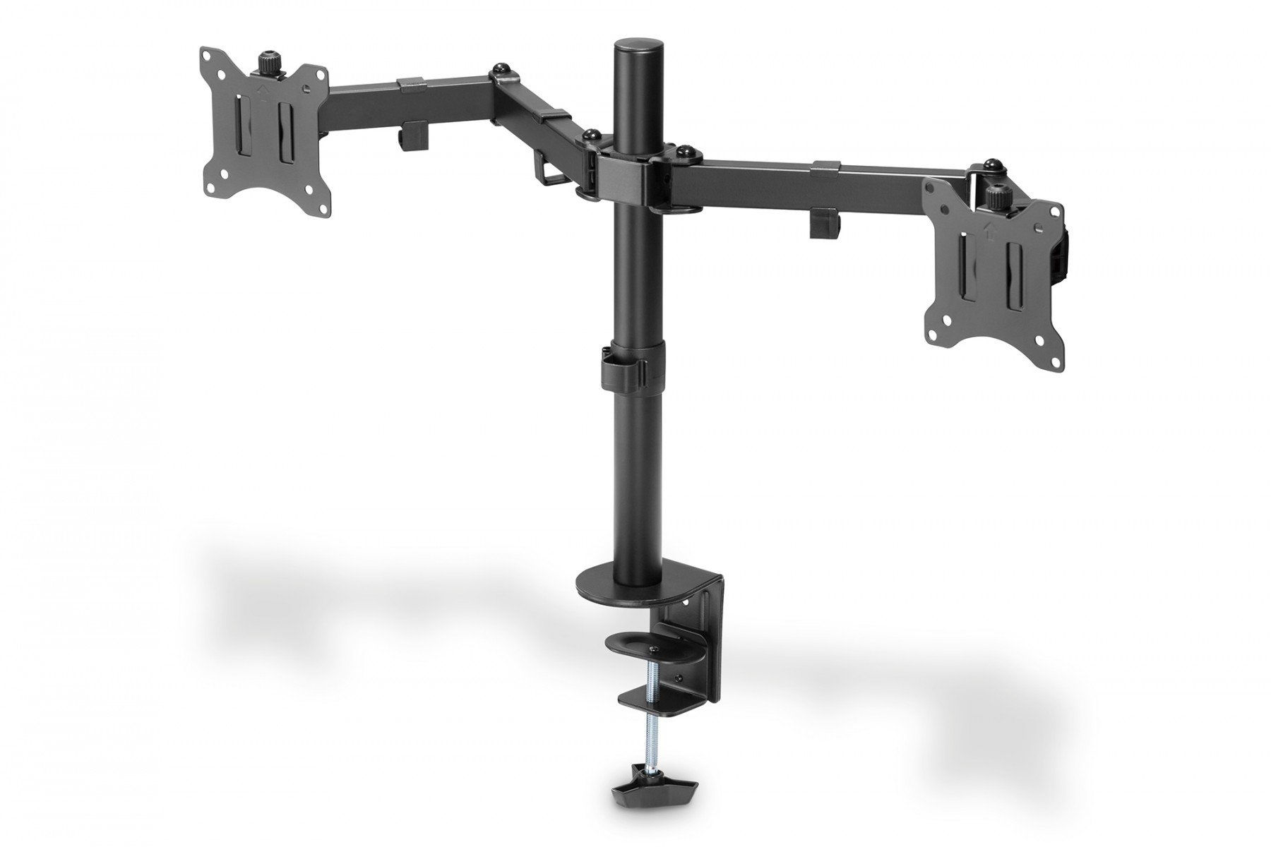 Dual Monitor Clamp Mount 15-32", 2x 8 kg (max.), black