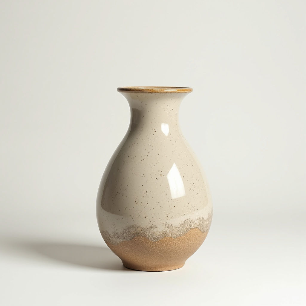Earthy Speckled Vase