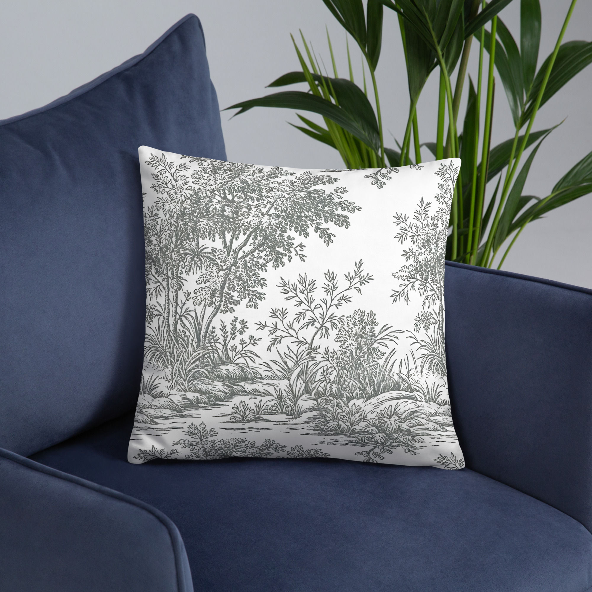 Toile Basic Pillow