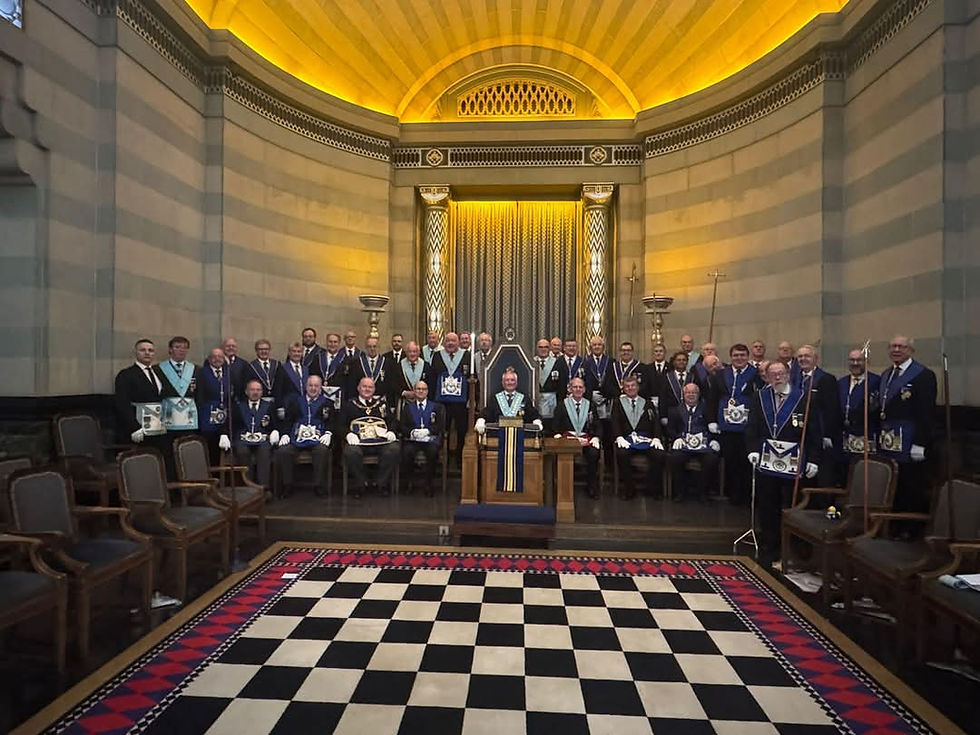 Omnium Lodge's Installation at Grand Lodge