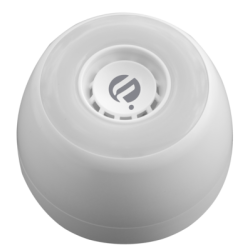 Diffuseur sonore d'alarme radio type 4 blanc rond