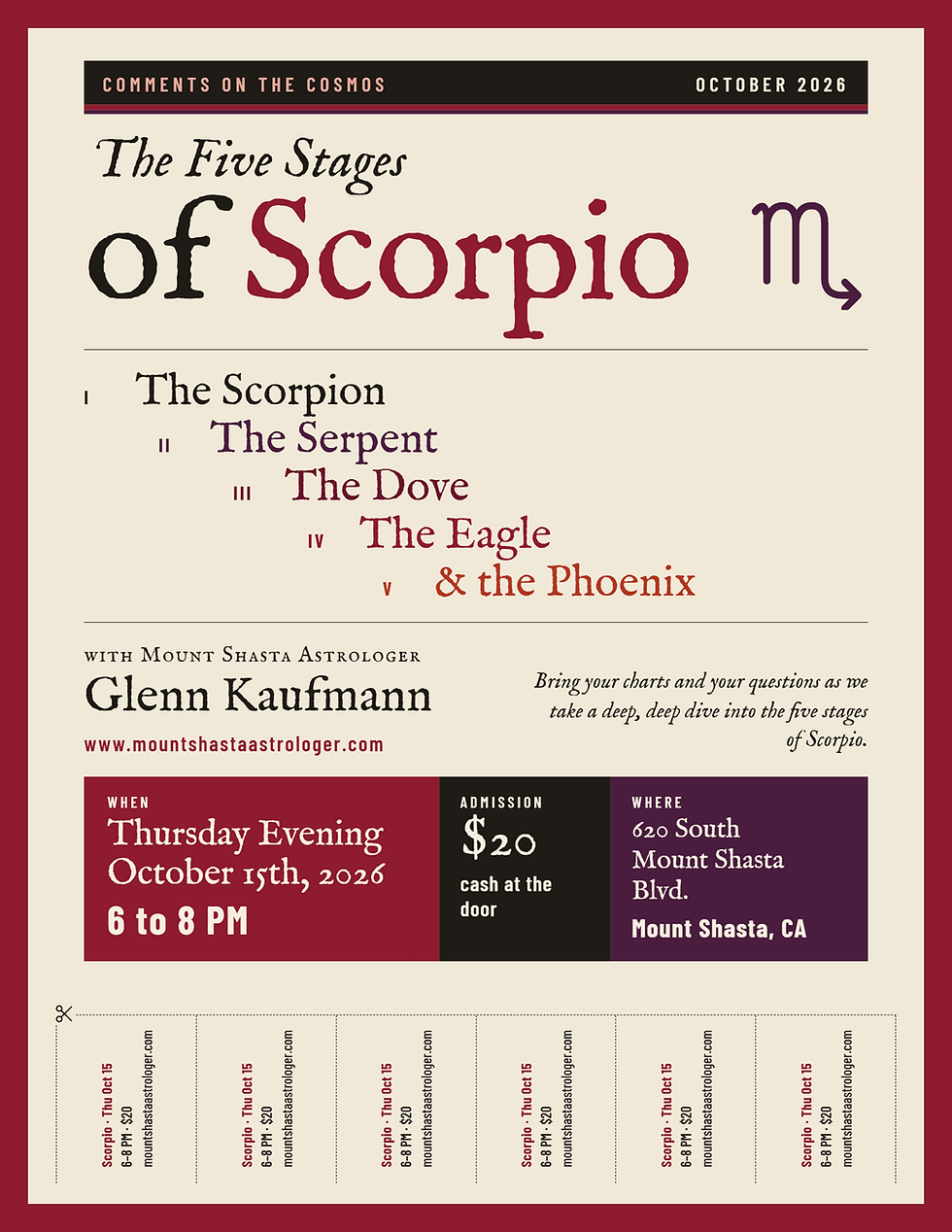 ⭐The Five Stages of Scorpio