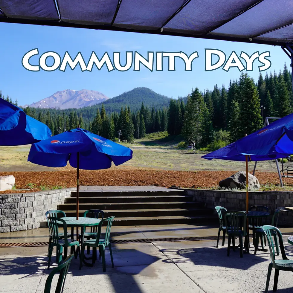 ⛰Community Days at Mt. Shasta Ski Park