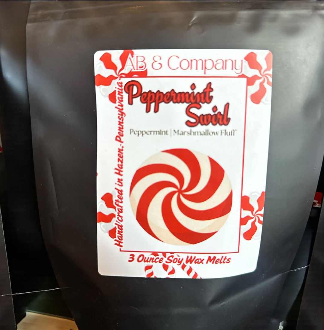 Peppermint Swirl Soy Wax Melts