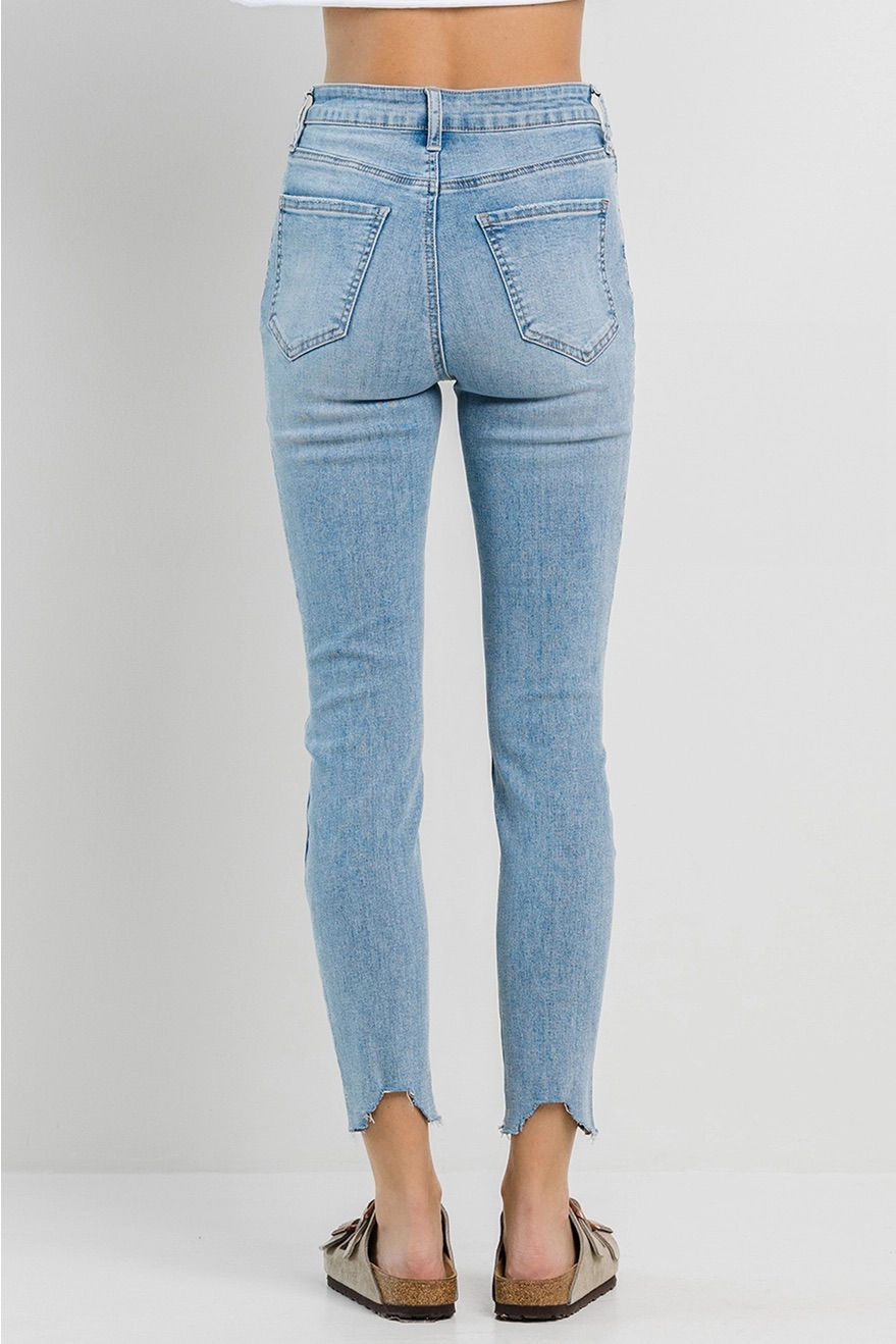 Thumbnail: High Rise Distressed Skinny