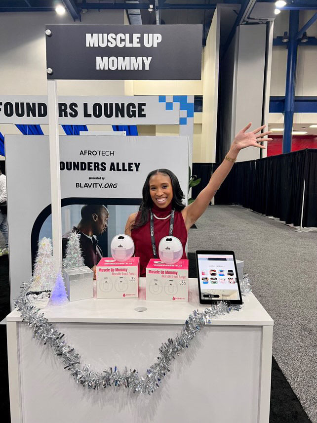 Mykel B Davis at Afrotech 2024 in Houston Texas.