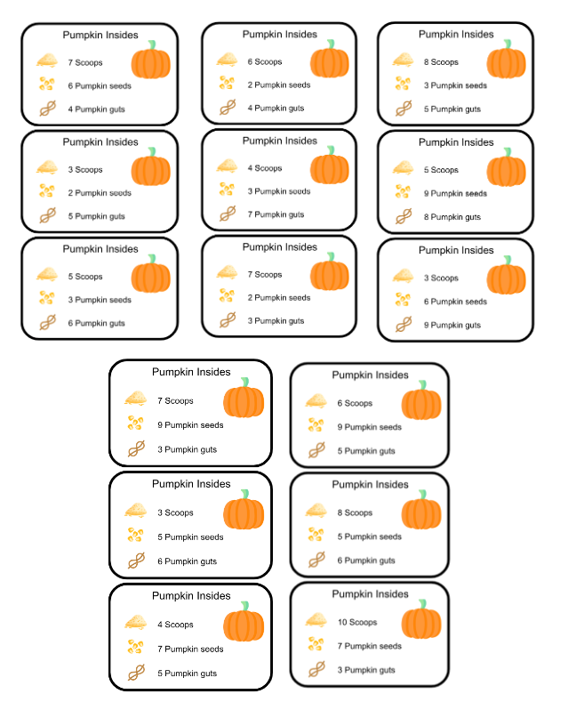 Thumbnail: Pumpkin Guts Sensory Recipe Cards