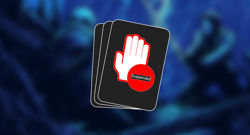 Suspended Cards Update