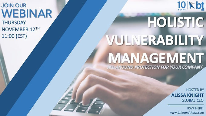 Holistic Vulnerability Management