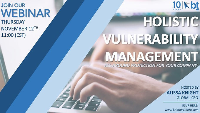 HOLISTIC VULNERABILITY MANAGEMENT