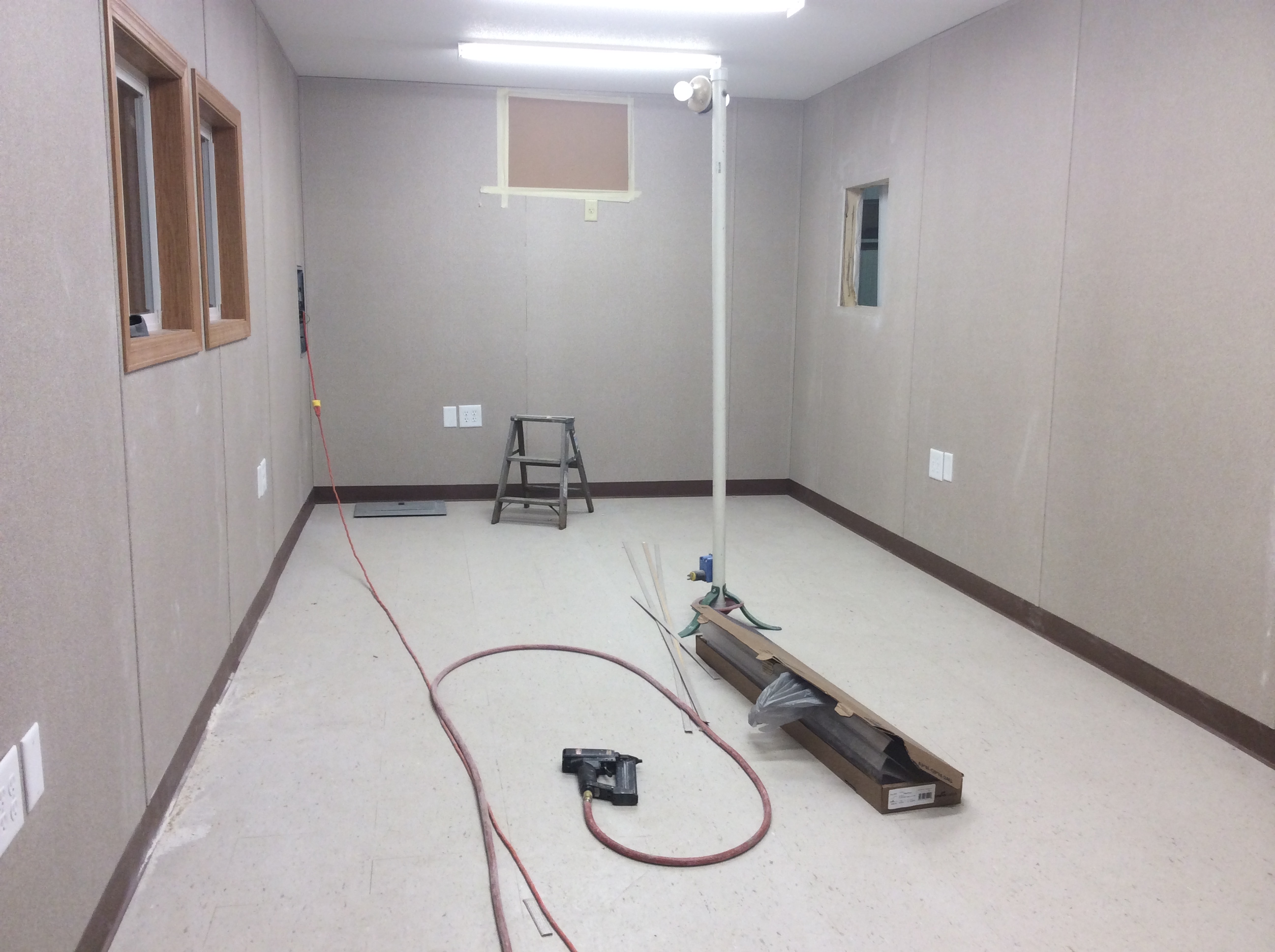 Build out of in-plant office
