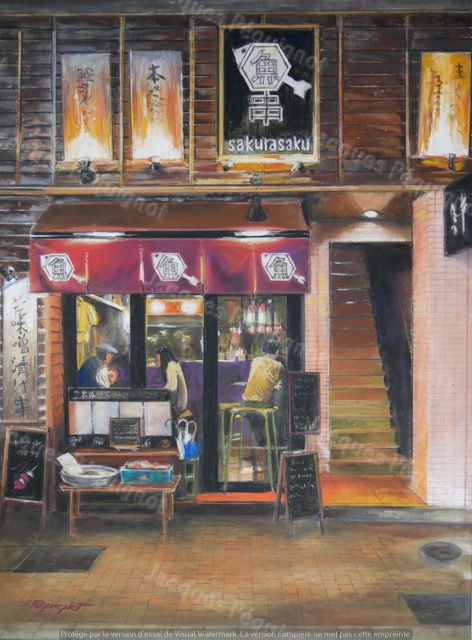 46x37 cm TOKYO - Bar à bières