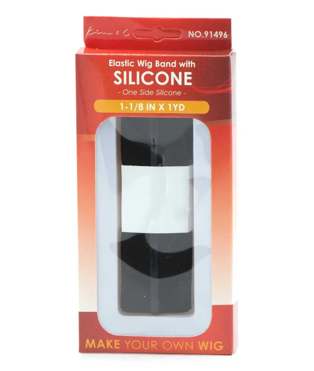 KIM & C SILICONE ELASTIC WIG BAND 1-1/8 IN X 1 YD