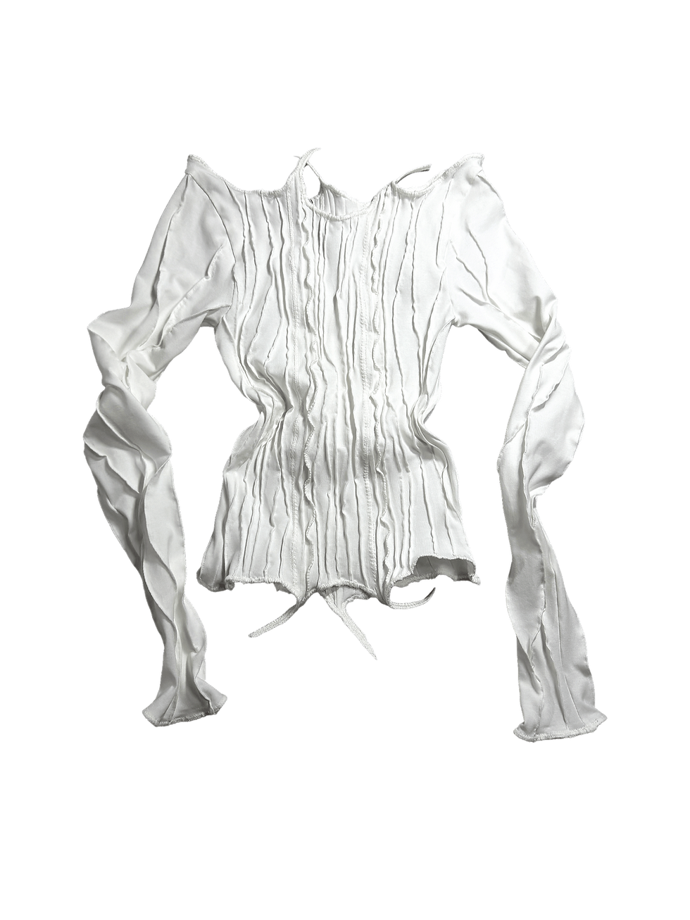 Thumbnail: Scraps Bandage Long Sleeve Top
