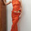 Thumbnail: Rib Halter Top Orange