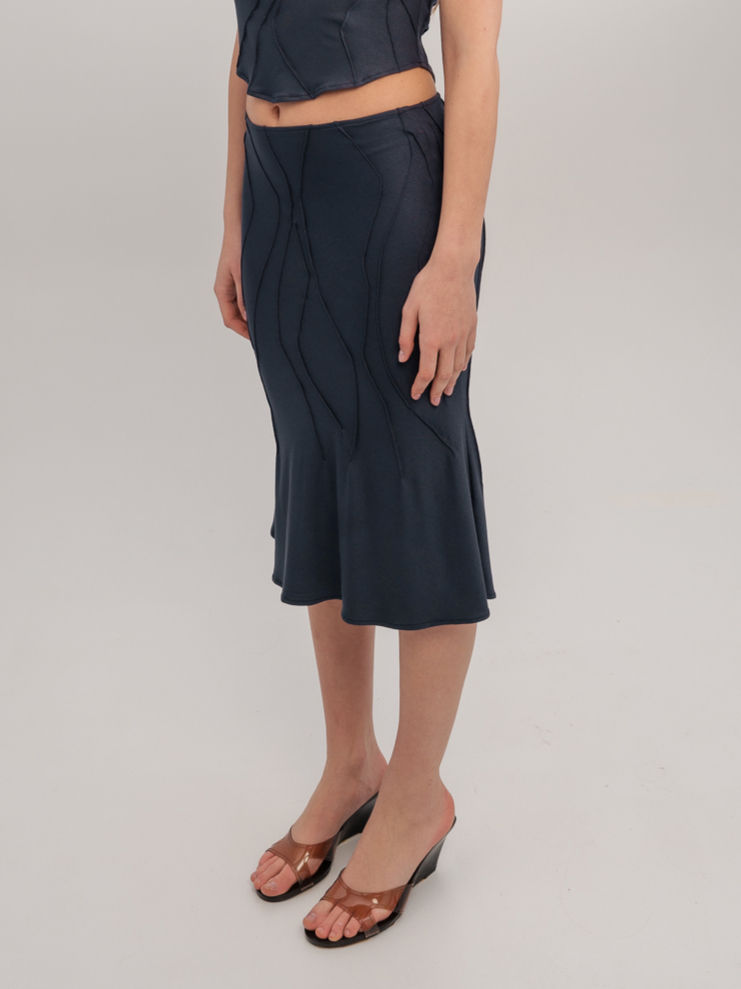 Thumbnail: Figure Skirt Navy