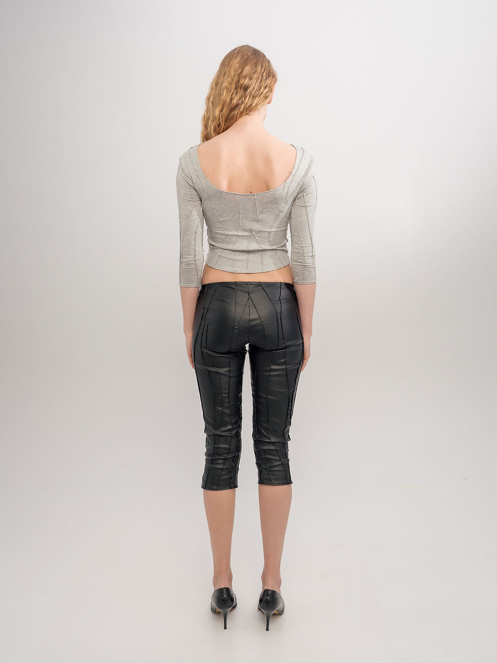 Thumbnail: Elbow-length Blouse Grey