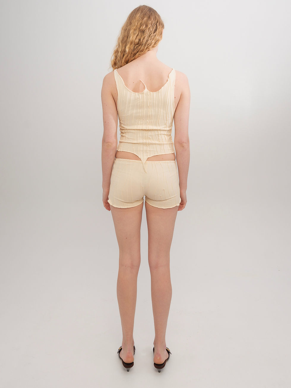 Thumbnail: Slit Short - Butter Yellow