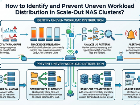 How to Identify and Prevent Uneven Workload Distribution in Scale-Out NAS Clusters?