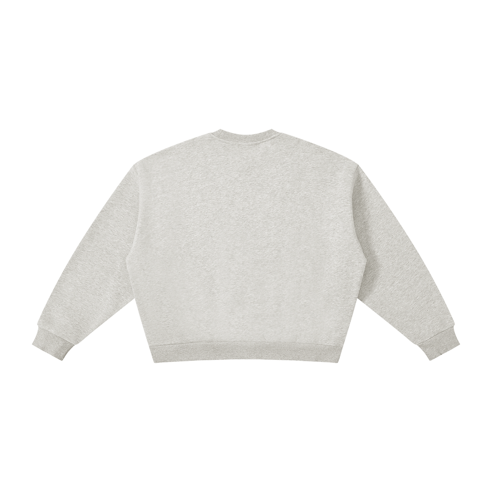 Thumbnail: Boxy Fleece Crewneck Sweatshirt