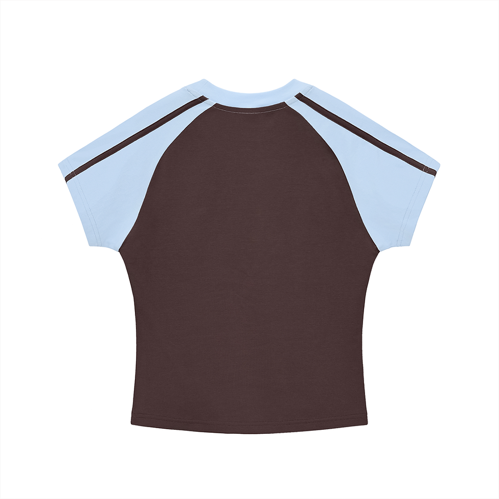 Thumbnail: Bear and crossbones Buck Lucky baby tee
