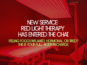 New Service Alert 🚨 Red Light Therapy! 🚨