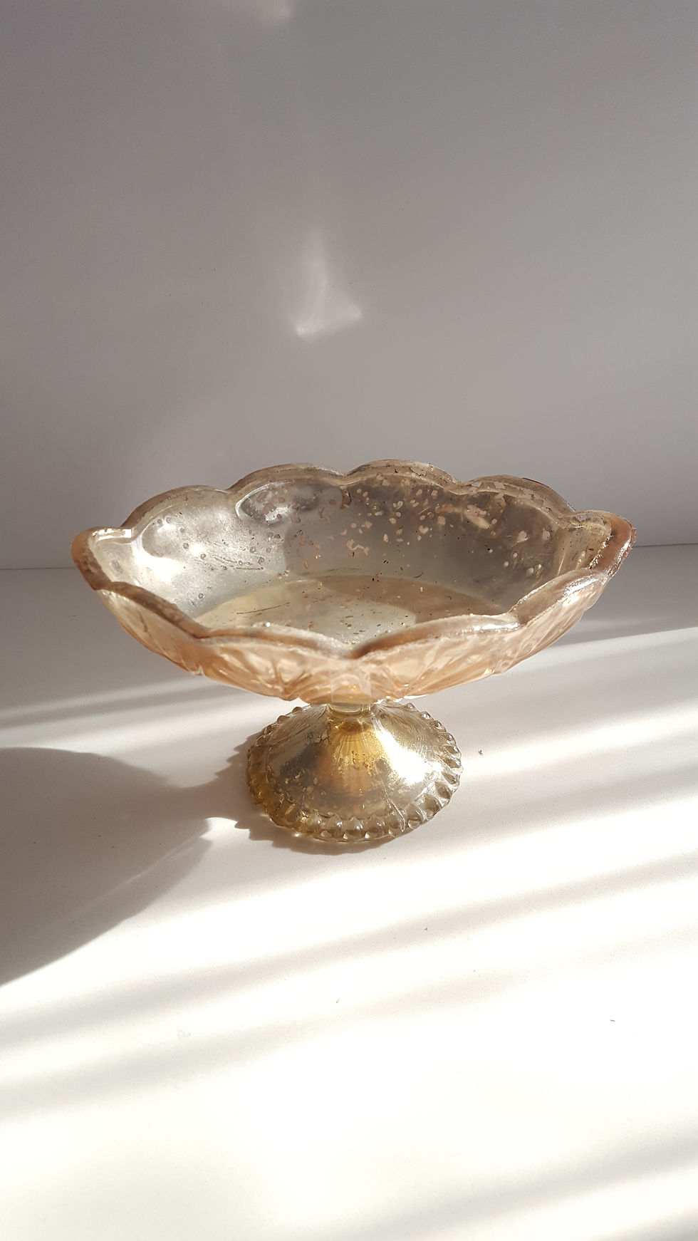 Thumbnail: Gold Mercury Glass Compote