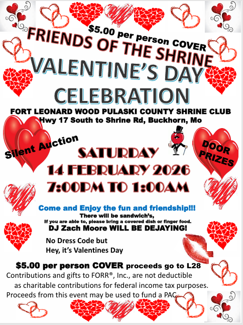 Feb Local 28 Valentine's Day Celebration