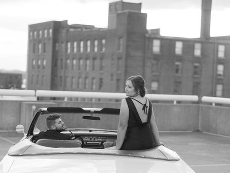 Engagement sessions in downtown Evansville, Indiana! 