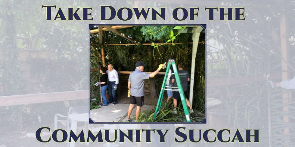 Take Down of the Community Succah