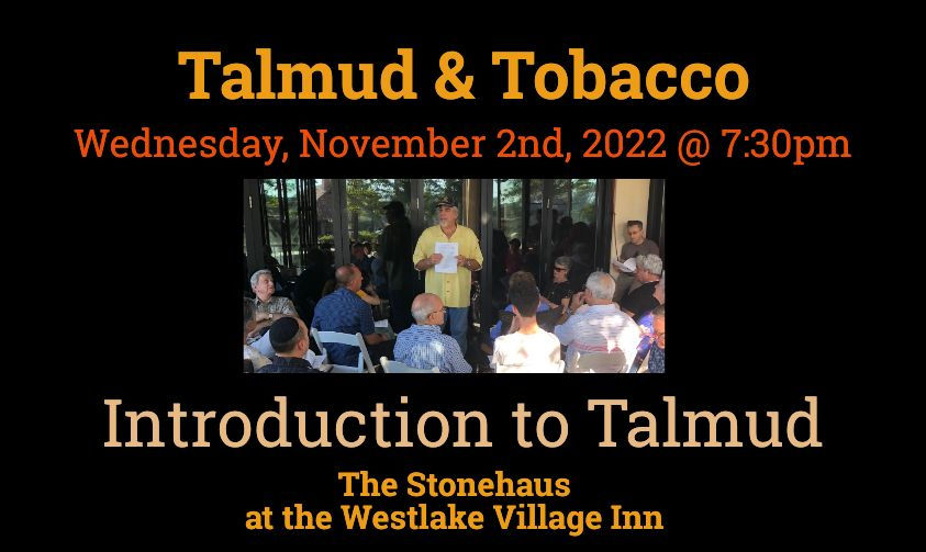Talmud & Tobacco - Introduction to Talmud