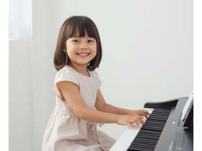 電子ピアノをお家に迎えた4歳と6歳の生徒さんの成長