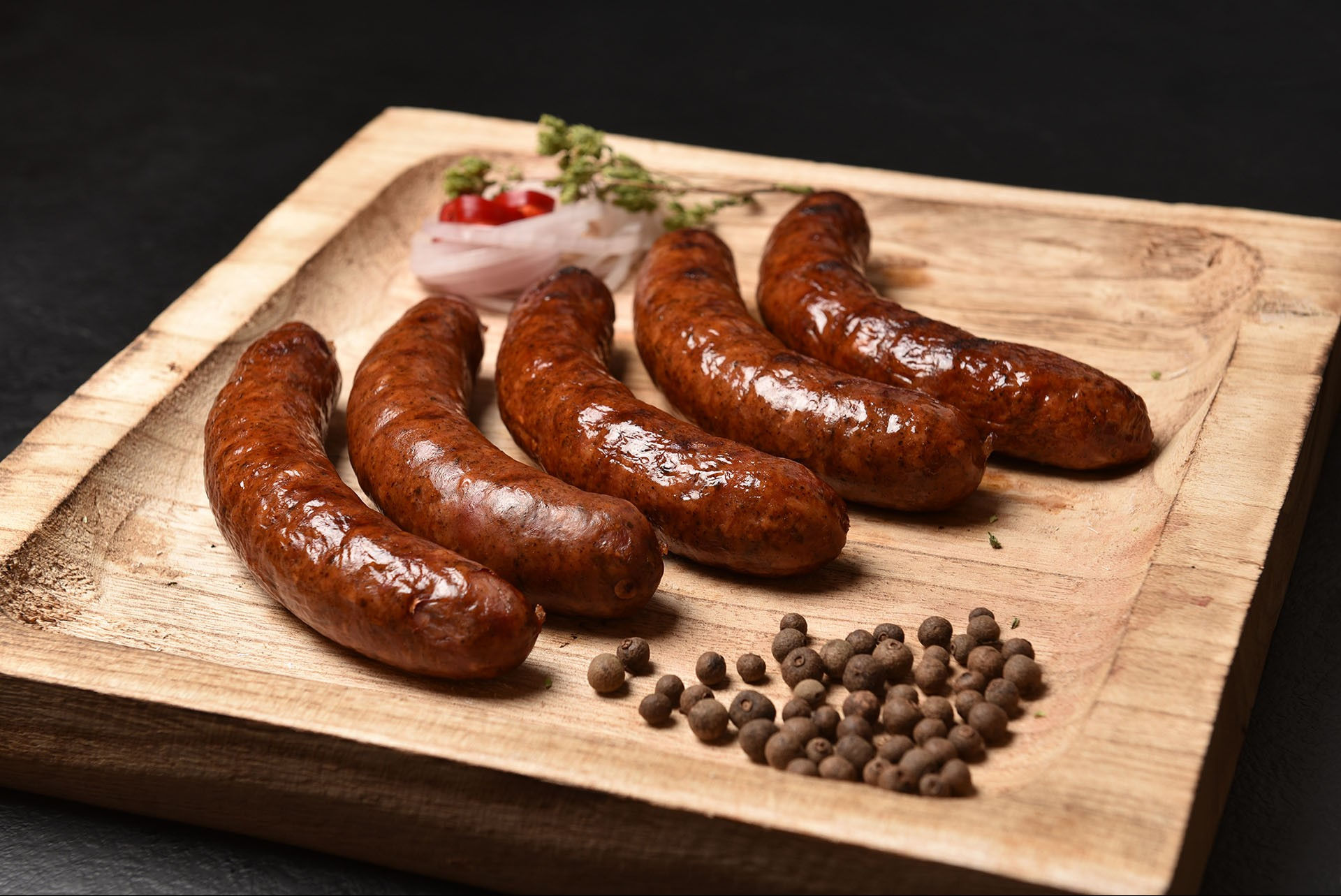 Oak smoked Greek sausage beef 300gr Panitsas