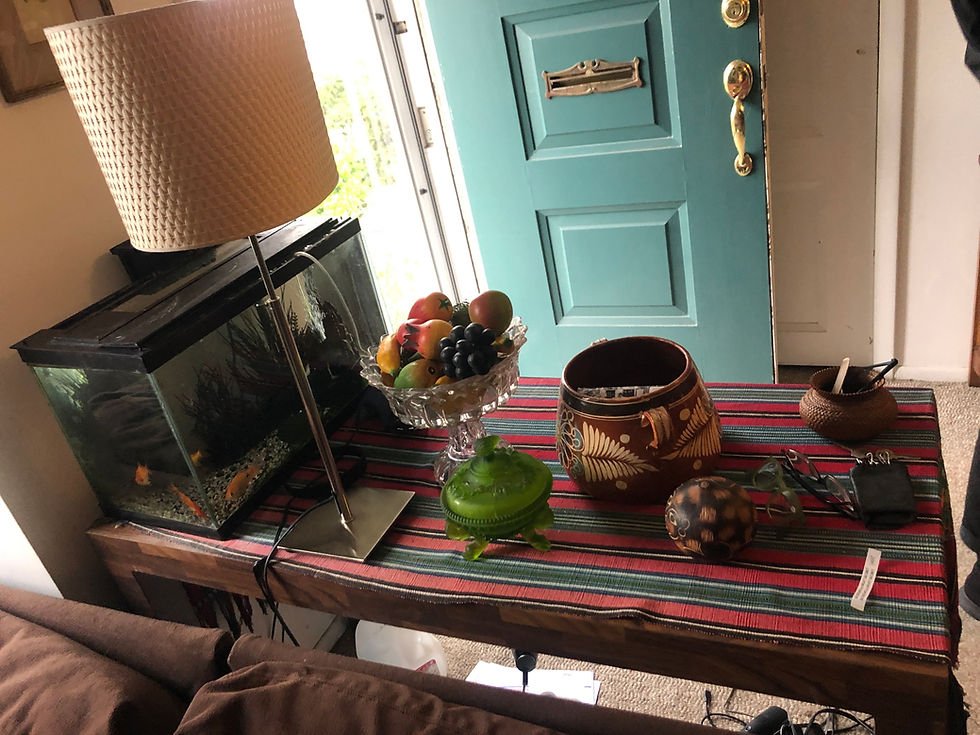 NYC Production Designer Kelsey Hannah Walsh' portfolio website of colorful vintage set decoration designed for an indie movie.