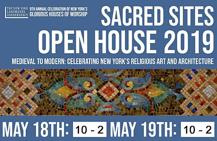 NYLandmarks Conservancy Sacred Sites Poster 2019