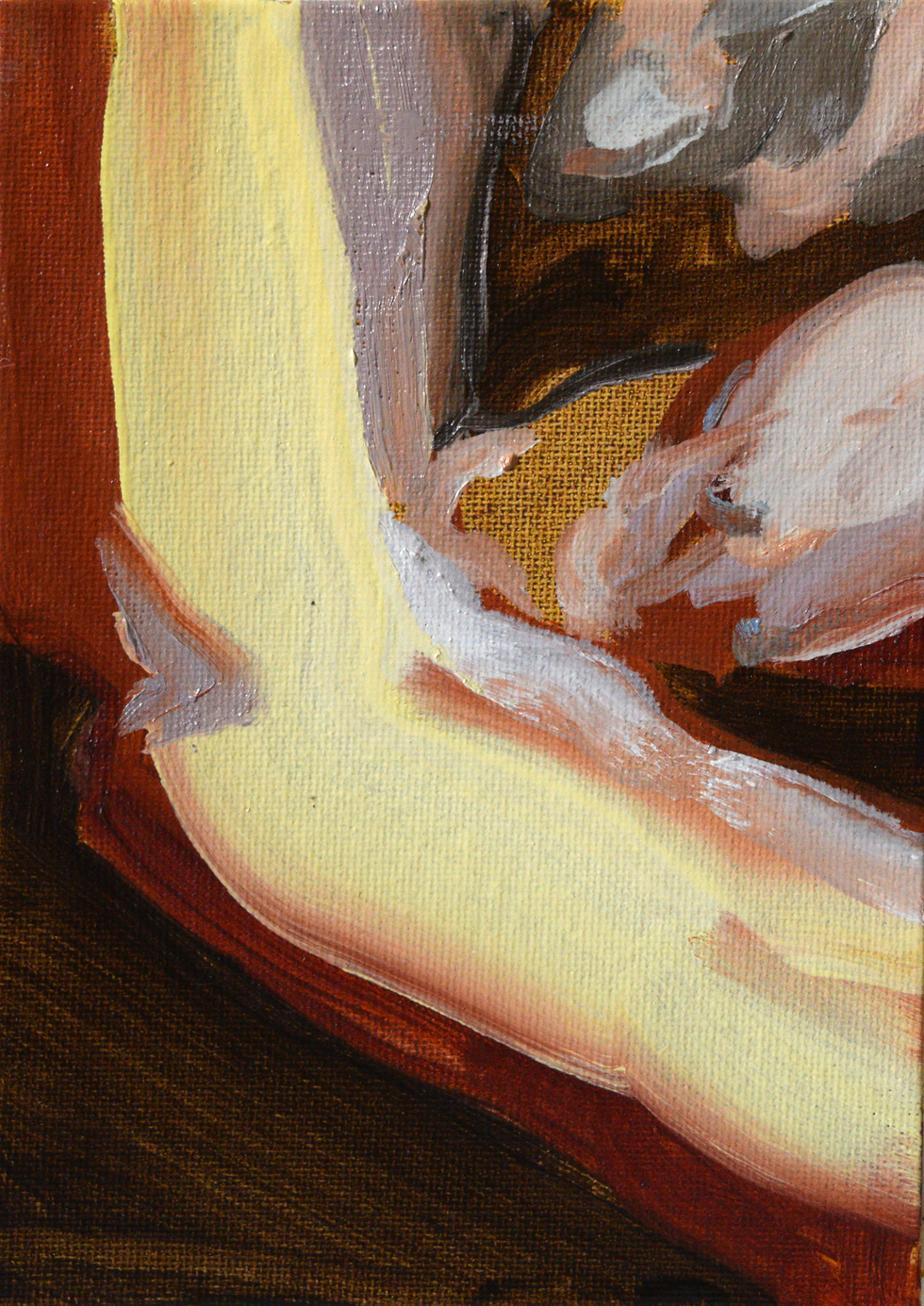 I lie in conversation with the stillness